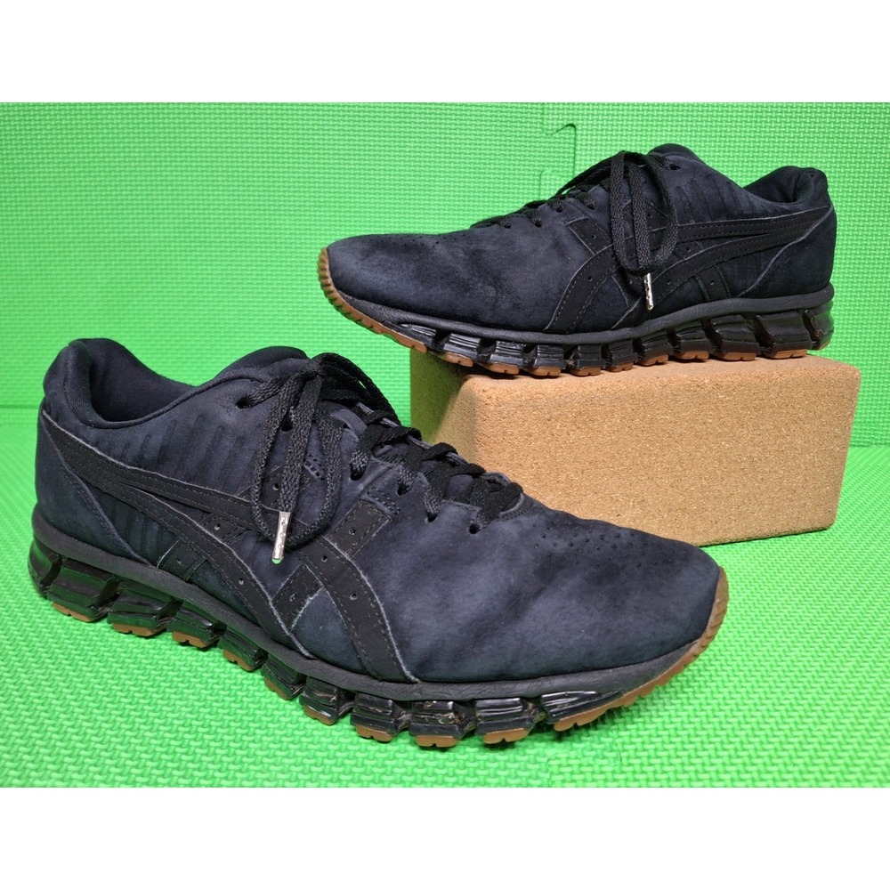 Acis Gel Quantum 360 US Size 10 1/2 Men's Running Sneakers Black Shoes 1021a105